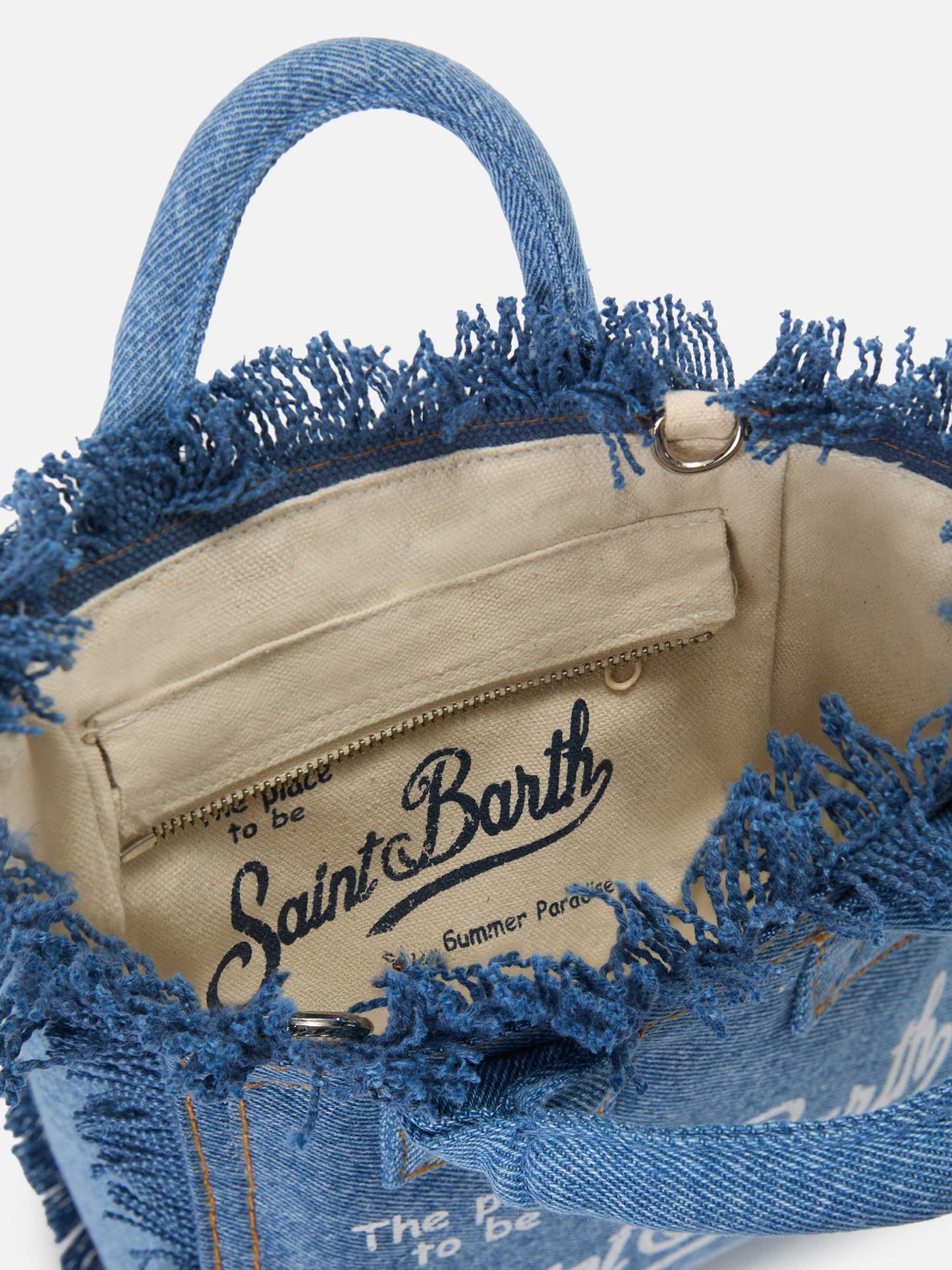 Medium wash denim Vanity mini bag