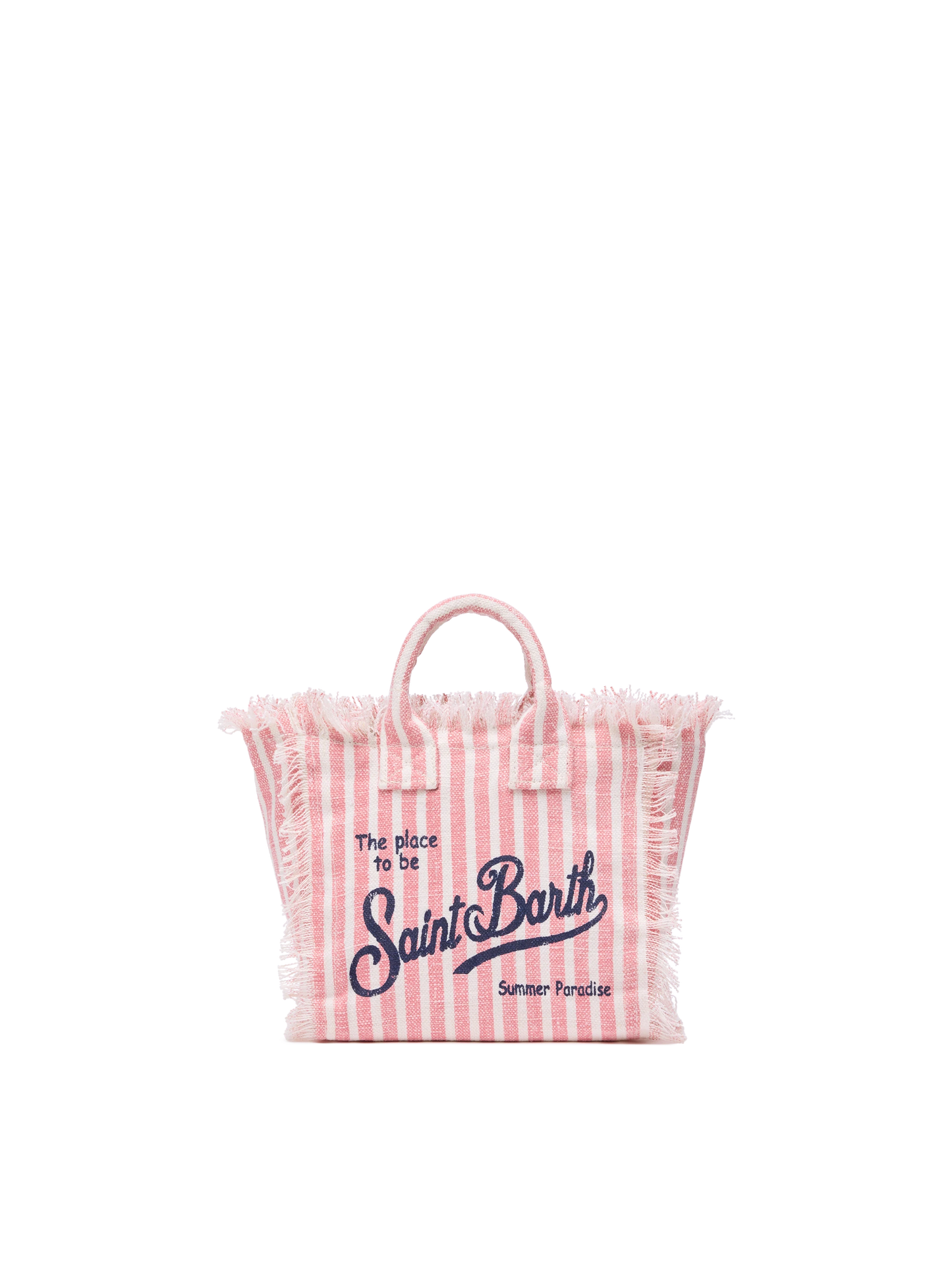 Mini Vanity Linen bag  with striped print