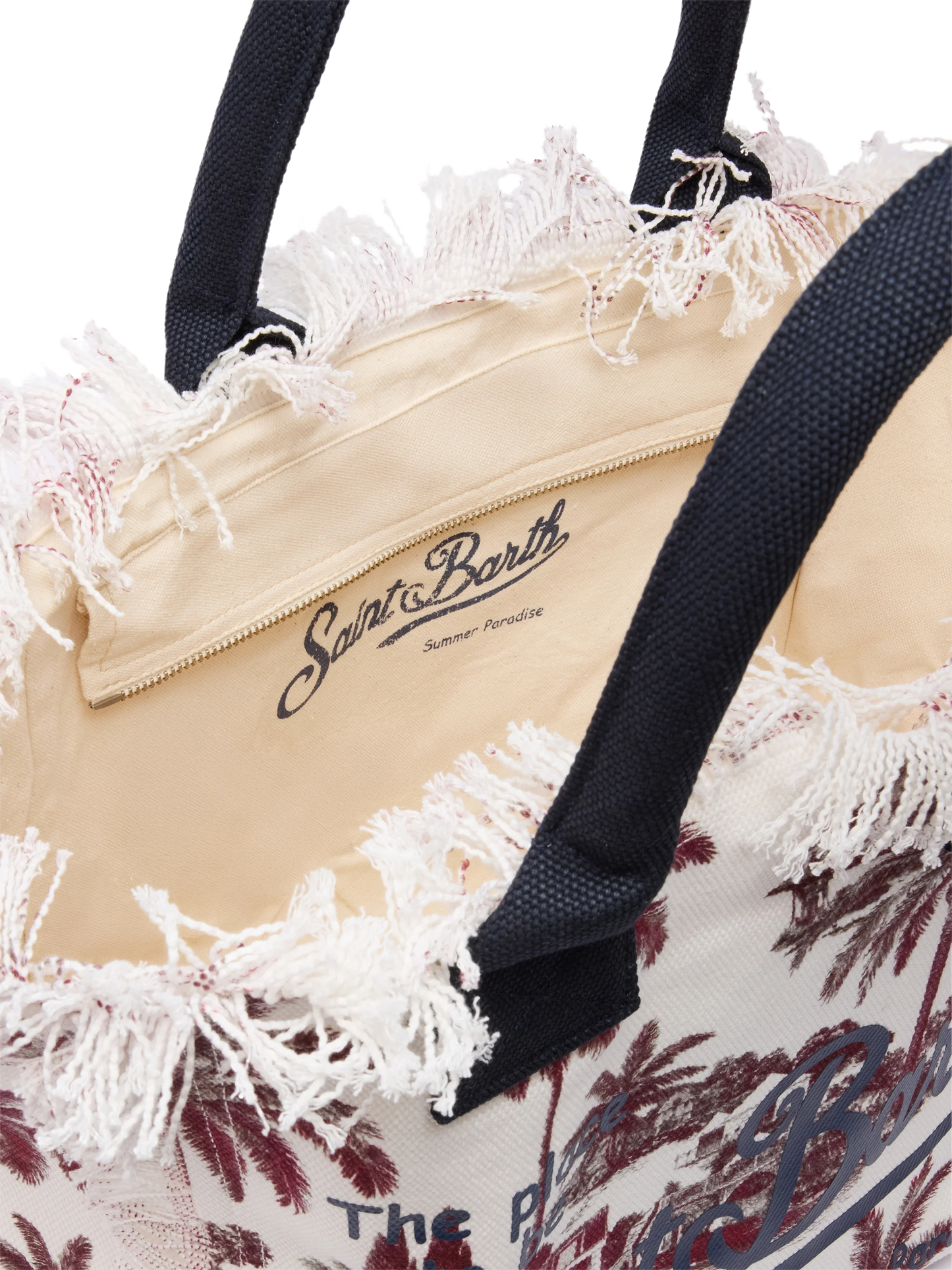 Vanity-Einkaufstasche aus Baumwollcanvas mit Toile-de-Jouy-Druck | AI BY RICKDICK SPECIAL EDITION