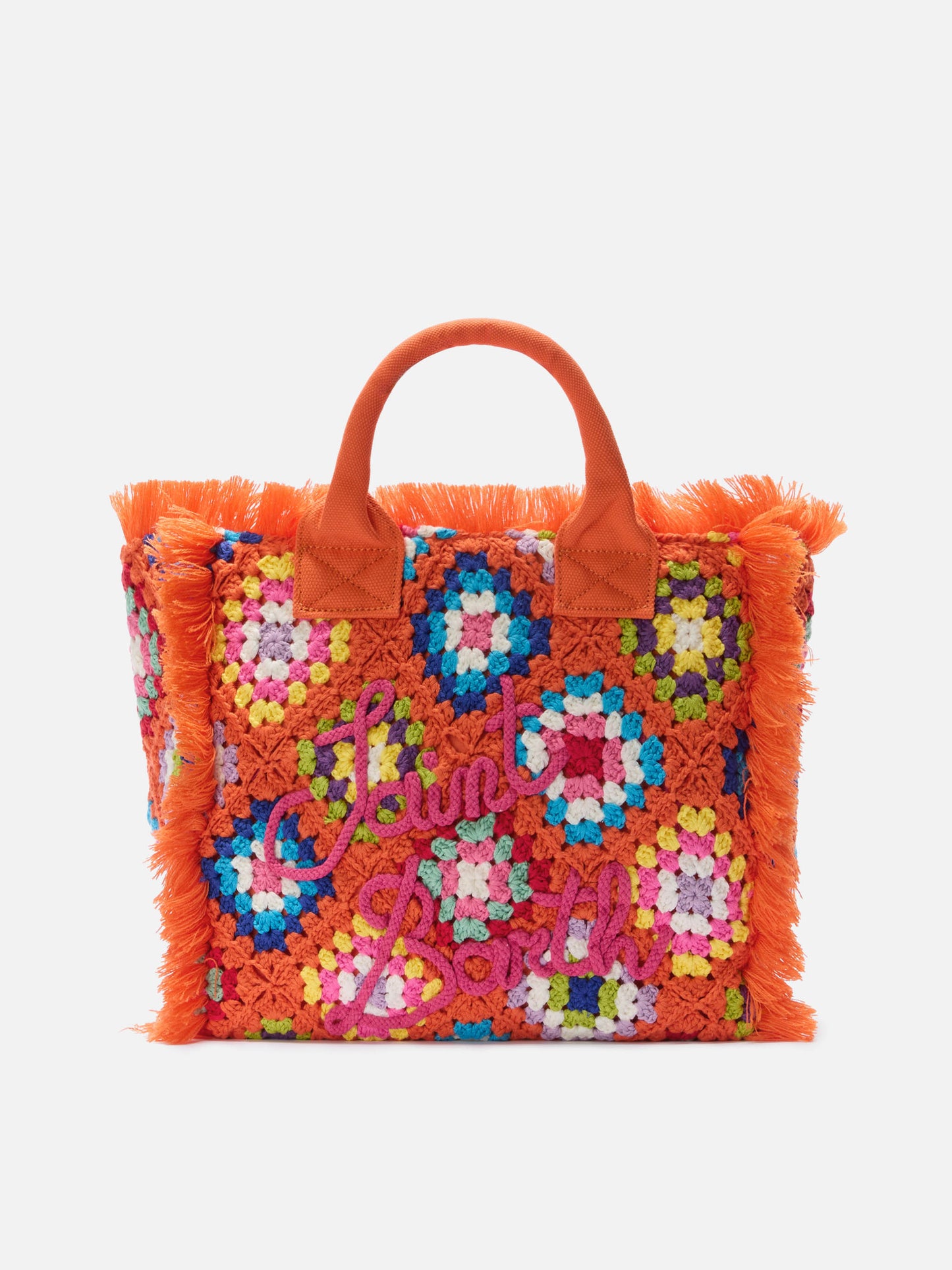 Vanity crochet shoulder bag with pattern