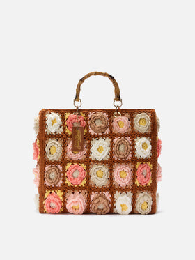 Borsa fatta a mano all'uncinetto