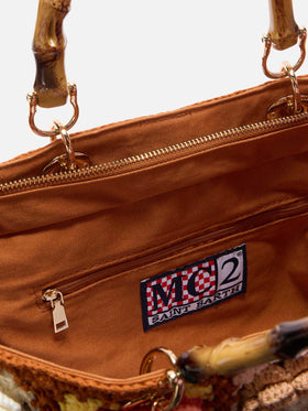 Borsa fatta a mano all'uncinetto