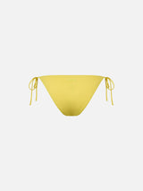 Woman pale yellow classic swim briefs Virgo