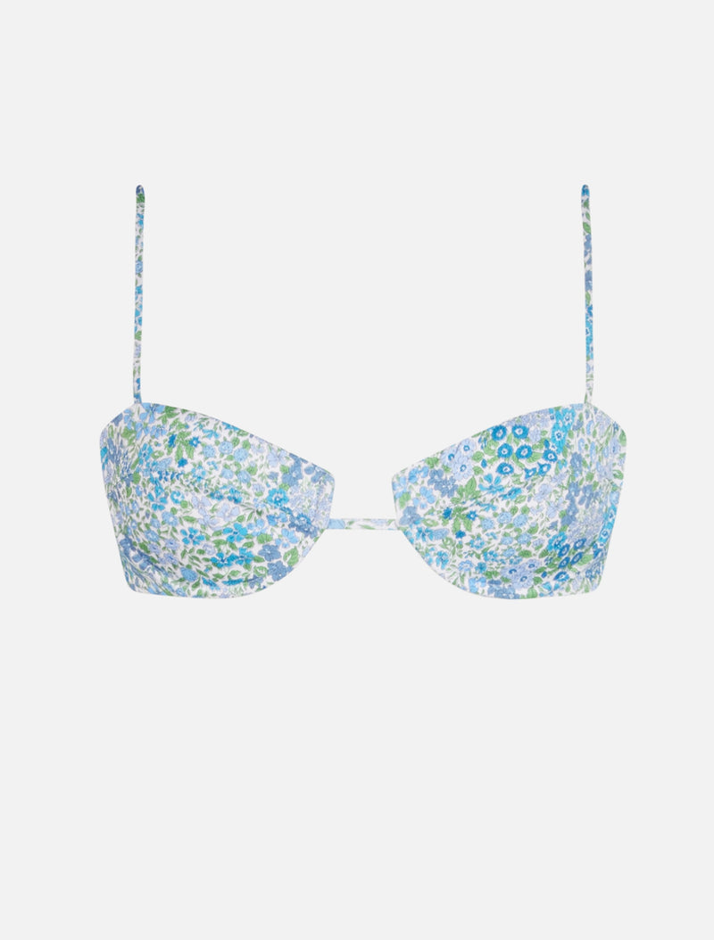 Damen-Bralette-Top Salina mit Bügel und Joanna Luise-Print | HERGESTELLT AUS LIBERTY-STOFF