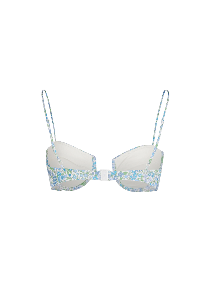 Woman underwired bralette top Salina with Joanna Luise print | MADE WITH LIBERTY FABRIC