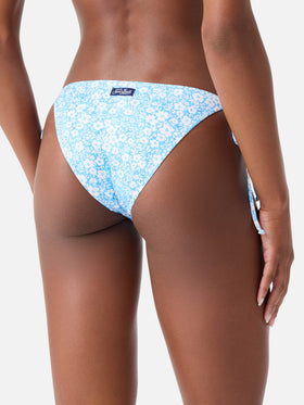 Leah Virgo Triangel-Bikini mit floralem Vintage-Print 