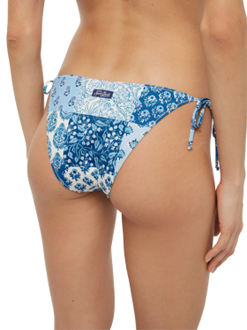 Triangle bikini Leah Virgo with floral patch print