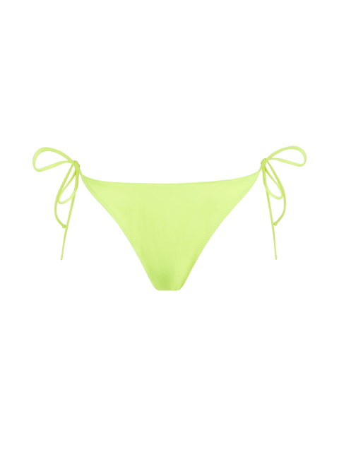 Woman fluo yellow classic swim briefs Virgo - MC2 Saint Barth