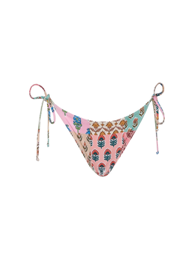 Virgo classic swim briefs with floral patch print