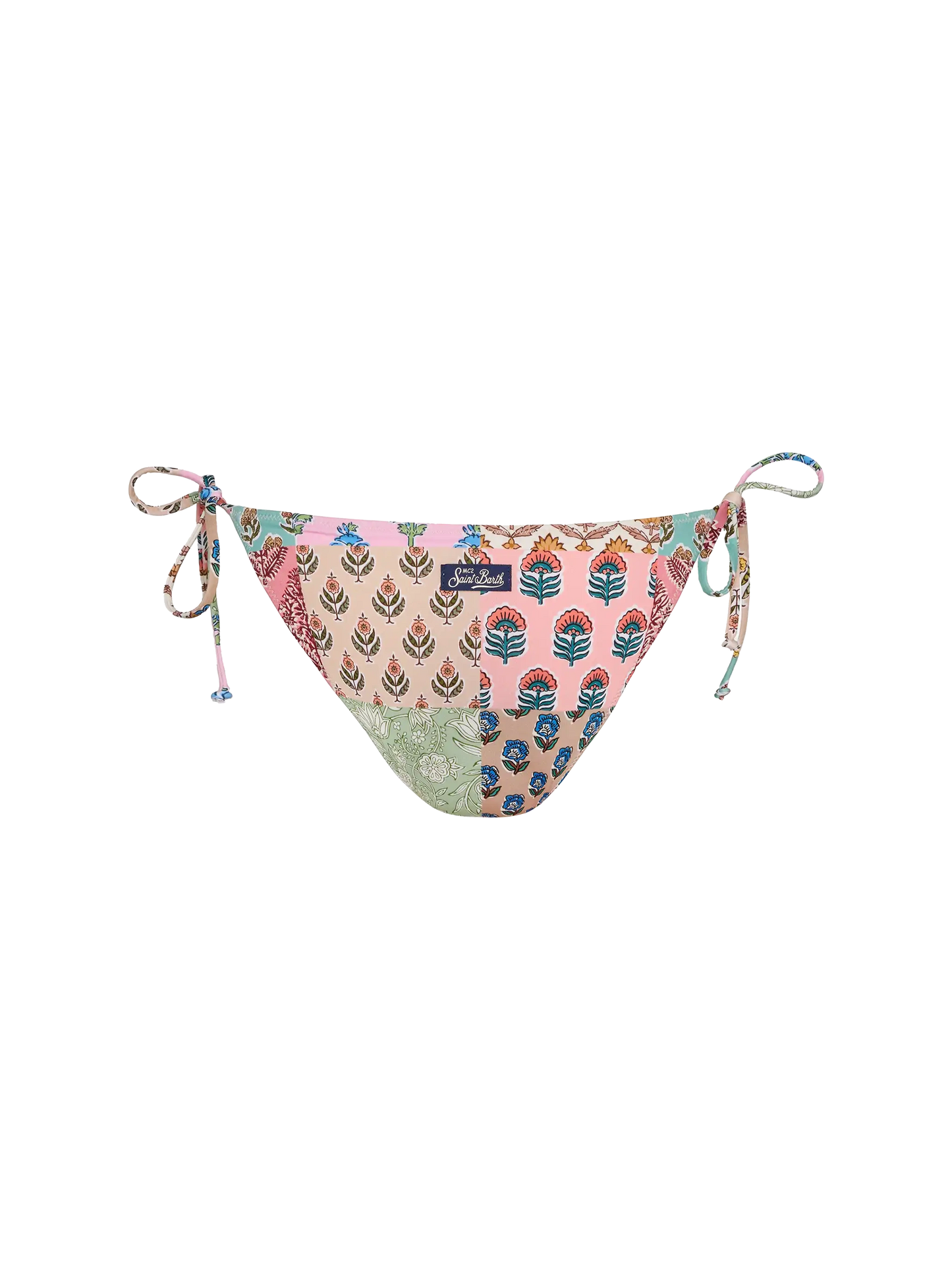 Virgo classic swim briefs with floral patch print