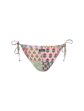 Virgo classic swim briefs with floral patch print