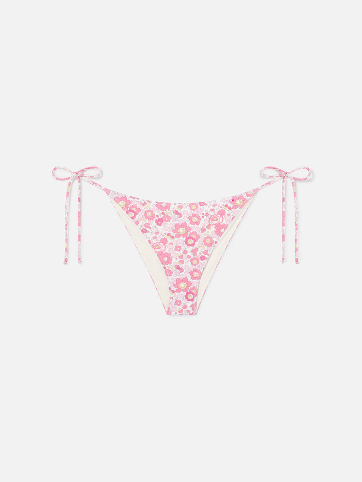 Woman Betsy triangle bikini Leah Virgo | MADE WITH LIBERTY FABRIC