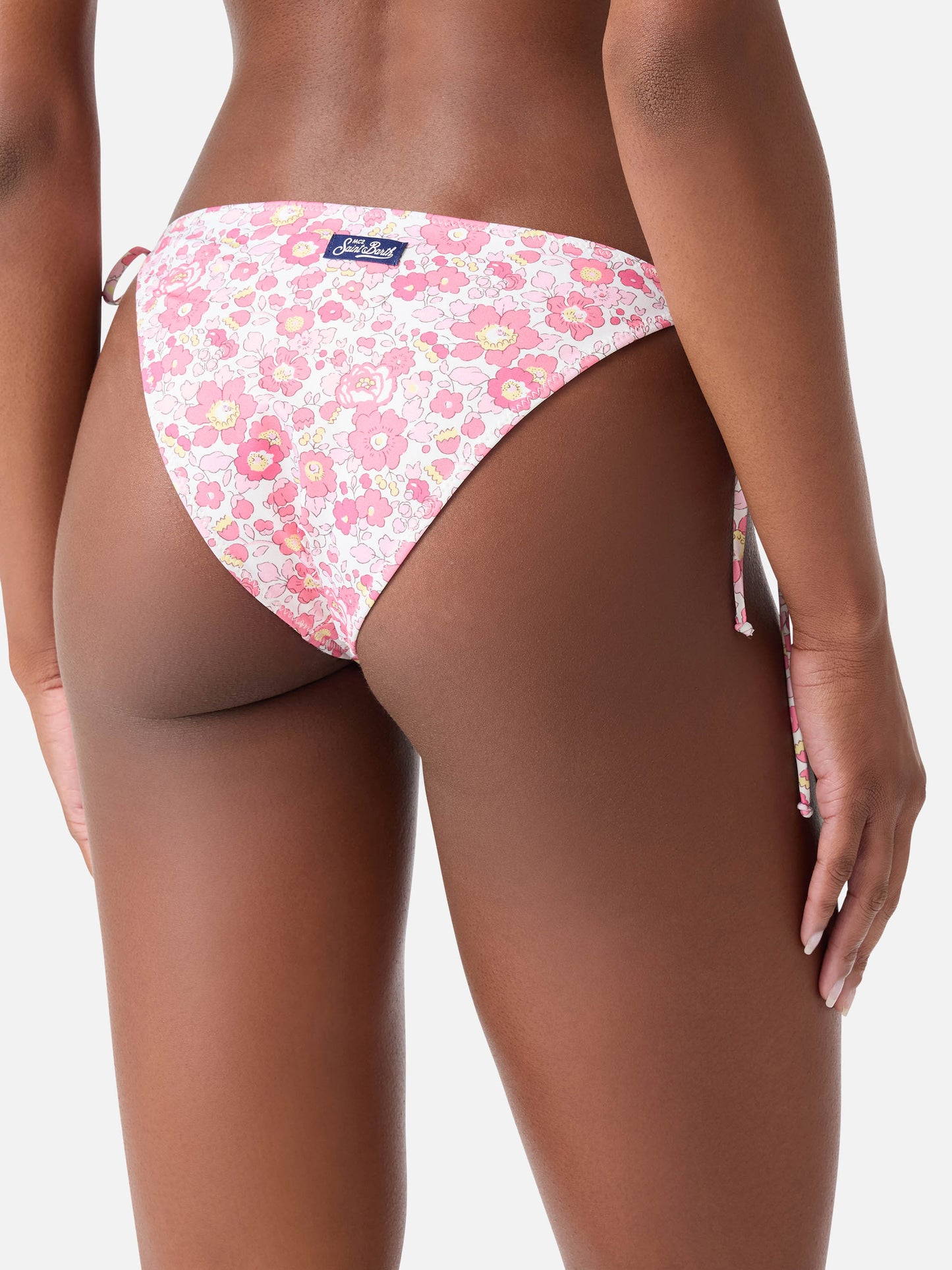 Woman Betsy triangle bikini Leah Virgo | MADE WITH LIBERTY FABRIC