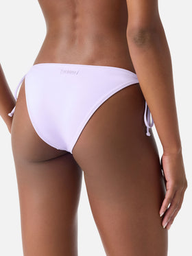 Bikini Bea Virgo bralette con ferretto lilla tinta unita