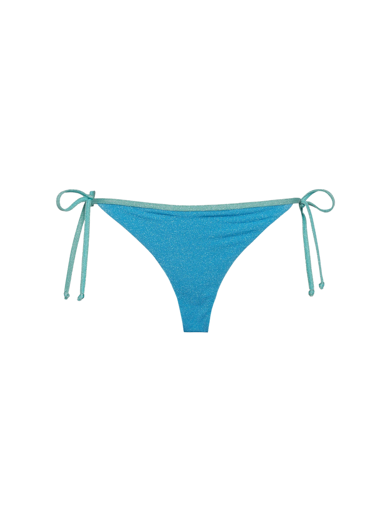 ワンピース水着 MC2 SAINT BARTH Virgo Shiny Bikini Slip with Logo detail Oro Virgo Shiny Bikini Slip with Logo detail MC2 SAINT BARTH