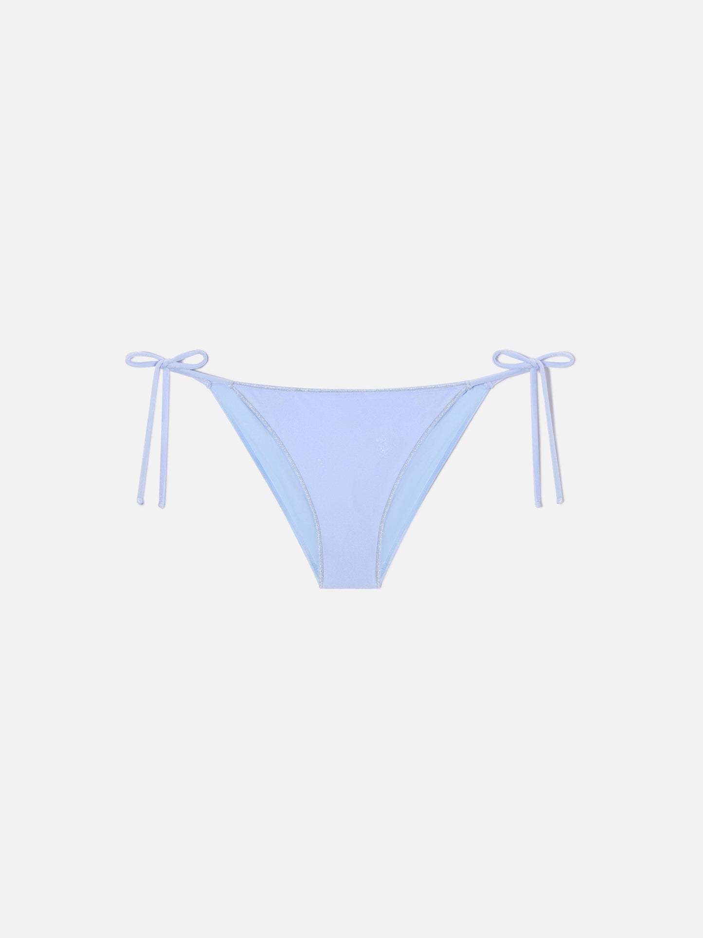 Virgo classic swim briefs in light blue velvet