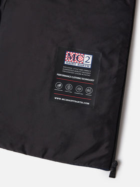 Man navy blue stretch fabric padded vest Vonn