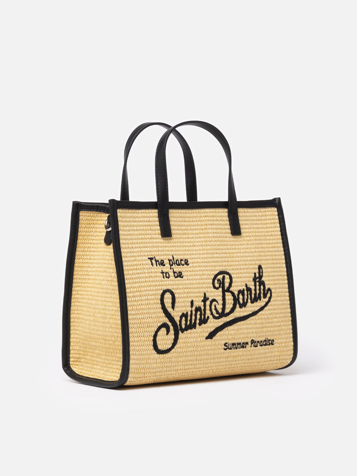 Beige Vivian Midi Straw handbag - MC2 Saint Barth