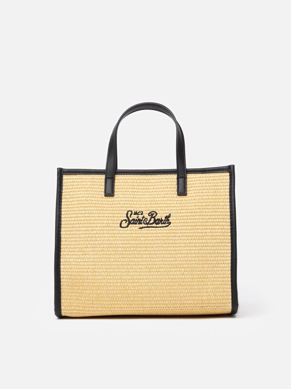 Beige Vivian Midi Straw handbag - MC2 Saint Barth