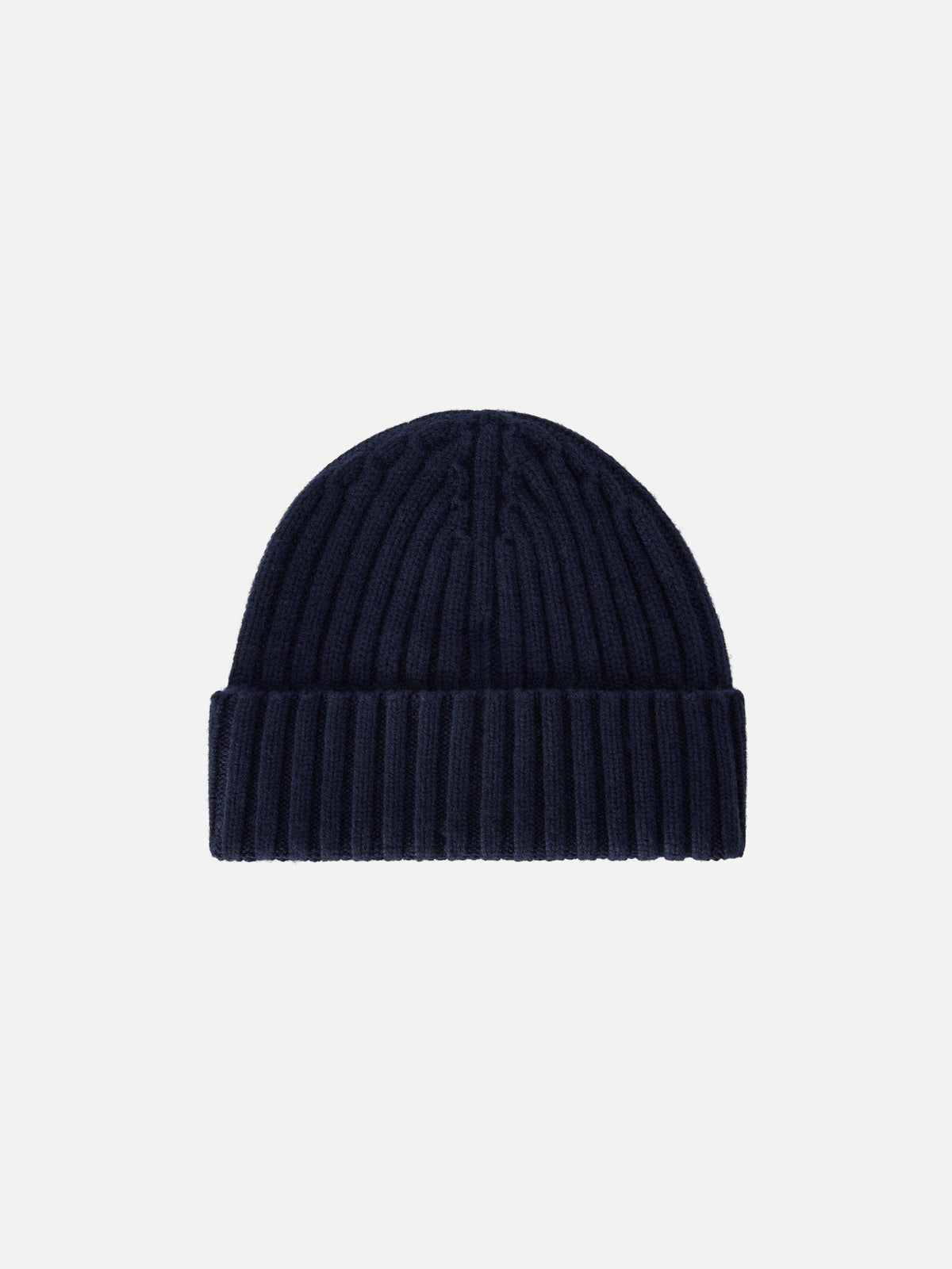 Navy blue Wengen beanie with St. Barth embroidery