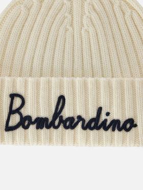 Off white Wengen beanie with Bombardino embroidery