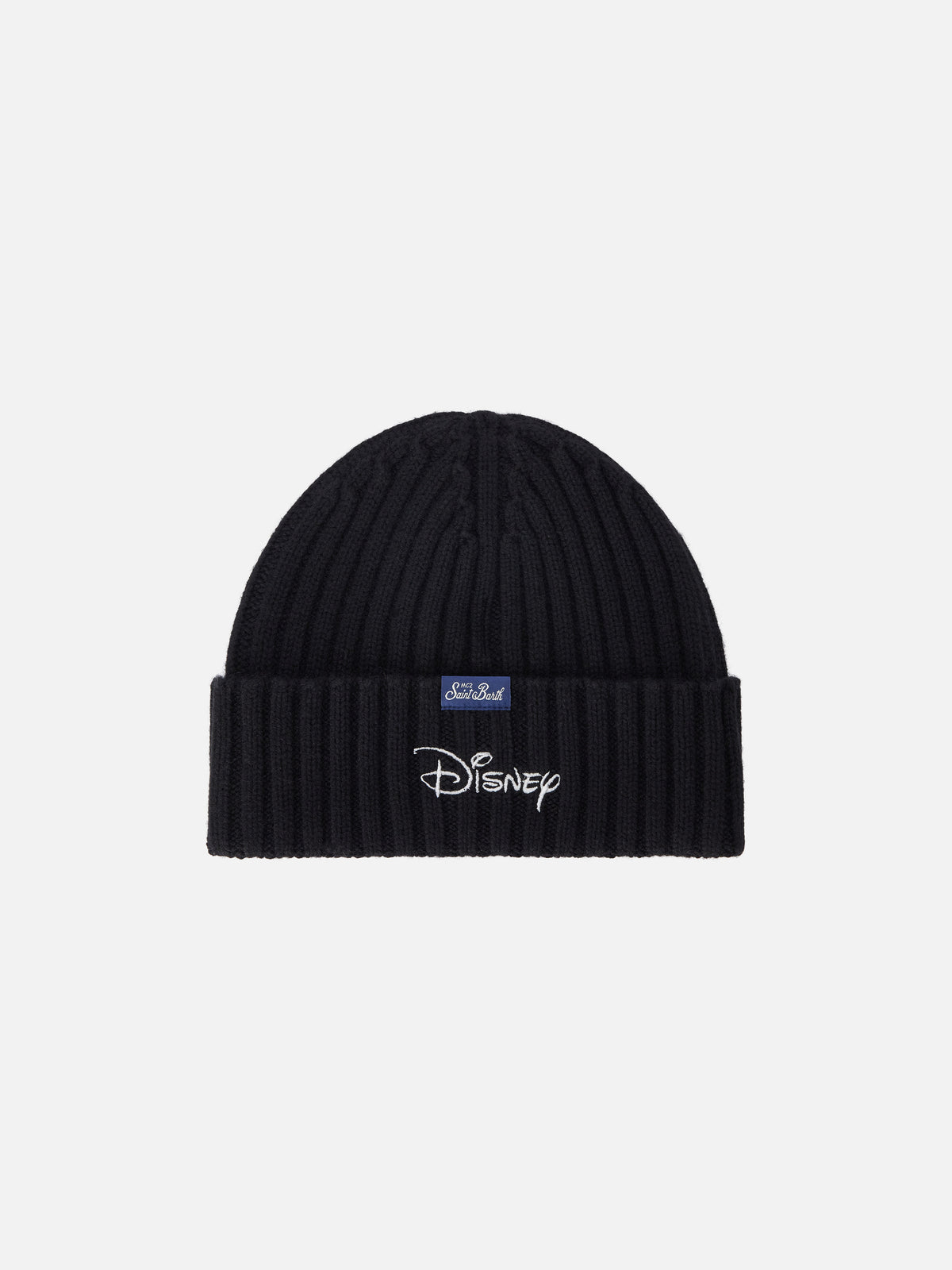 Black Wengen beanie with Party Man embroidery and patch | Special edition