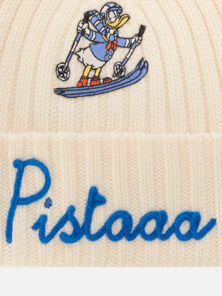Light grey Wengen beanie with Pistaaa embroidery | Special edition