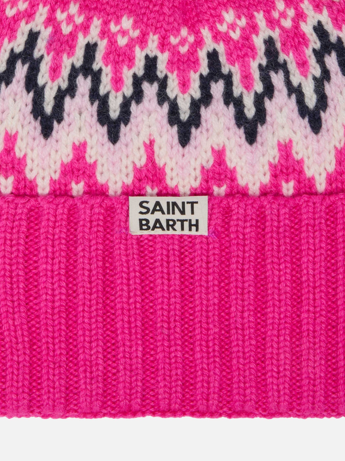 Wengen Nordic beanie with pompon