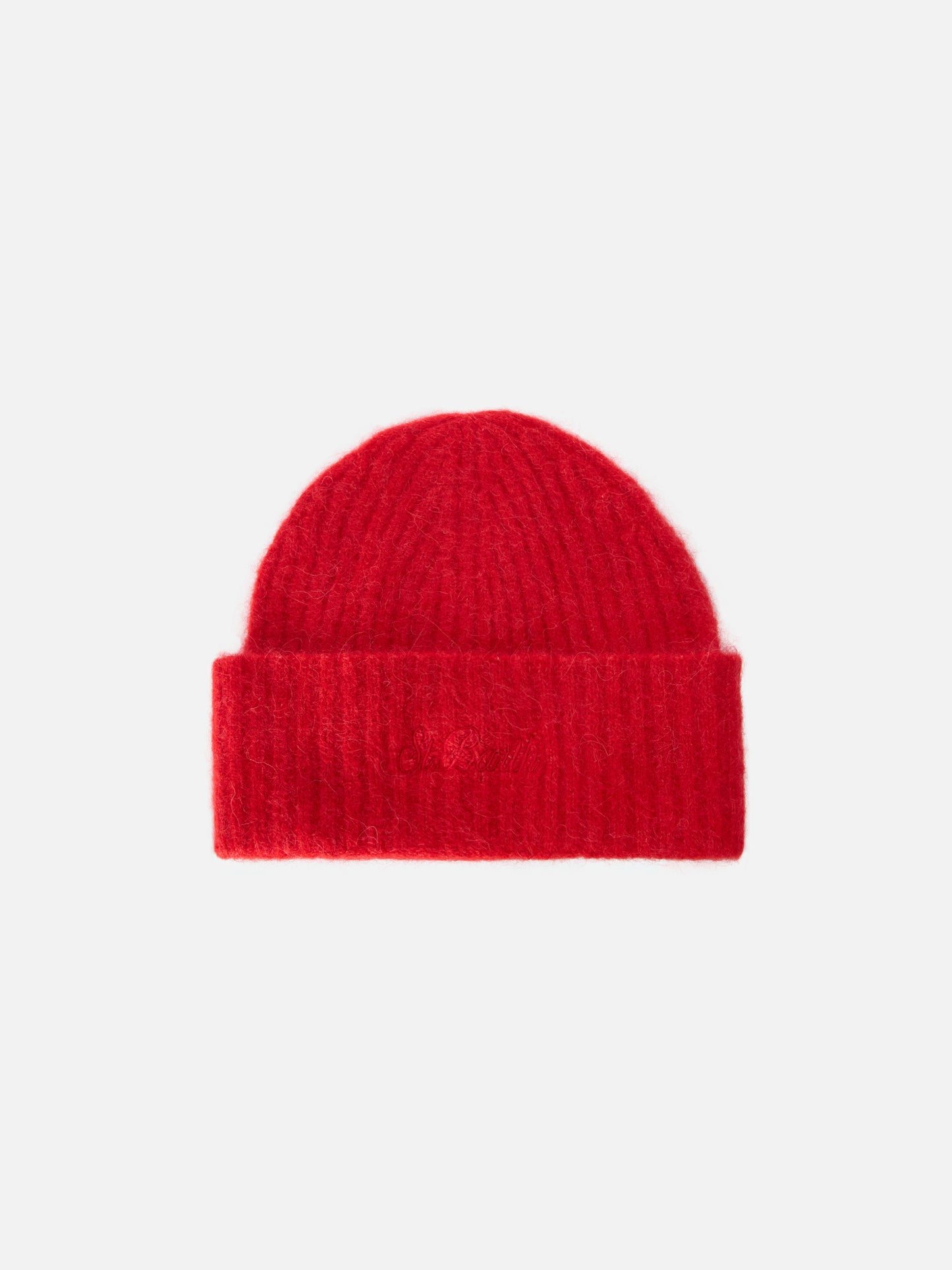 Cappello Wengen in alpaca stretch rosso