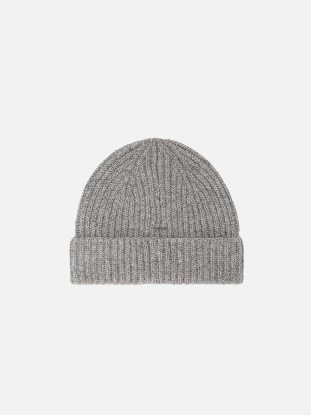 Grey Wengen cashmere beanie