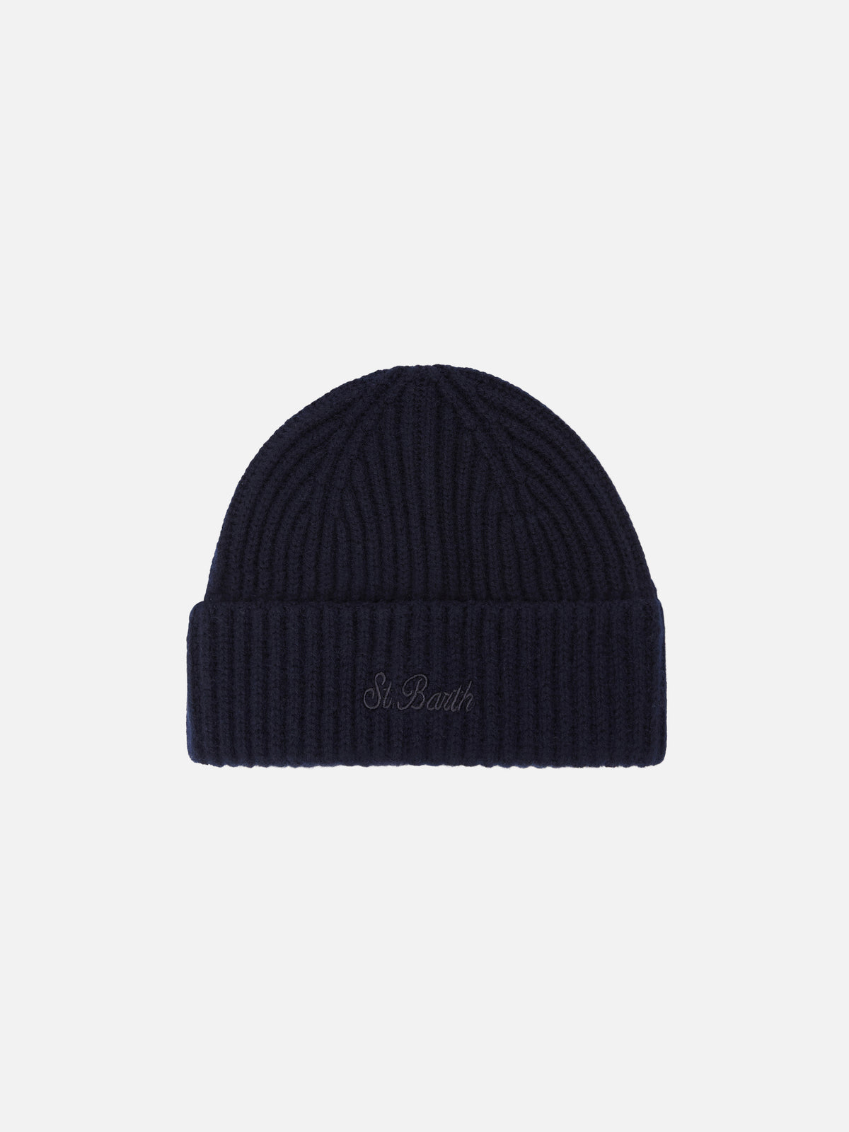Berretto Wengen blu navy in cashmere