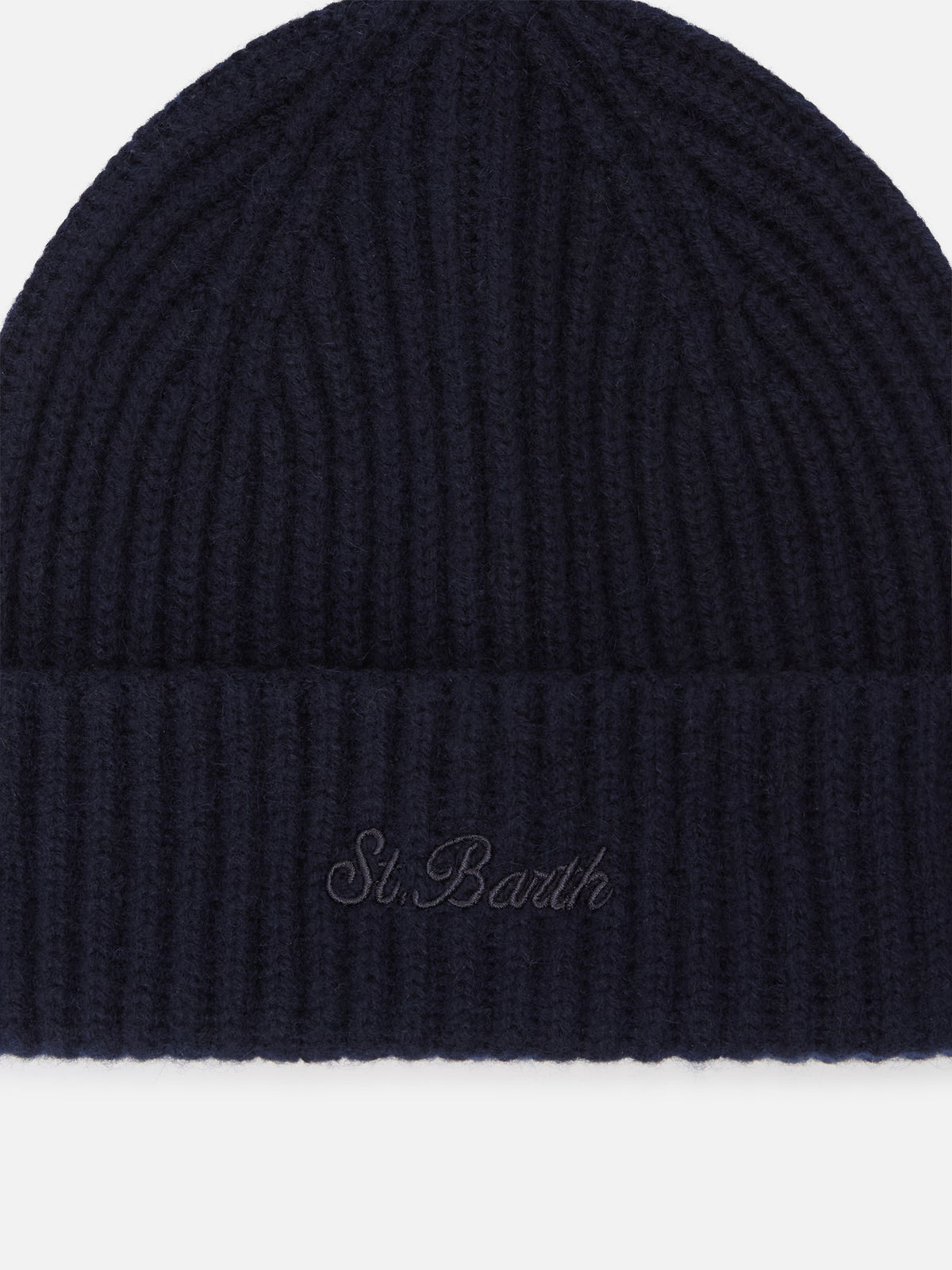 Berretto Wengen blu navy in cashmere