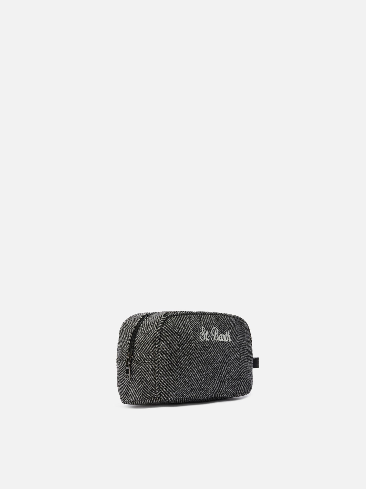 Vanity case Westwood Wool in misto lana spinato