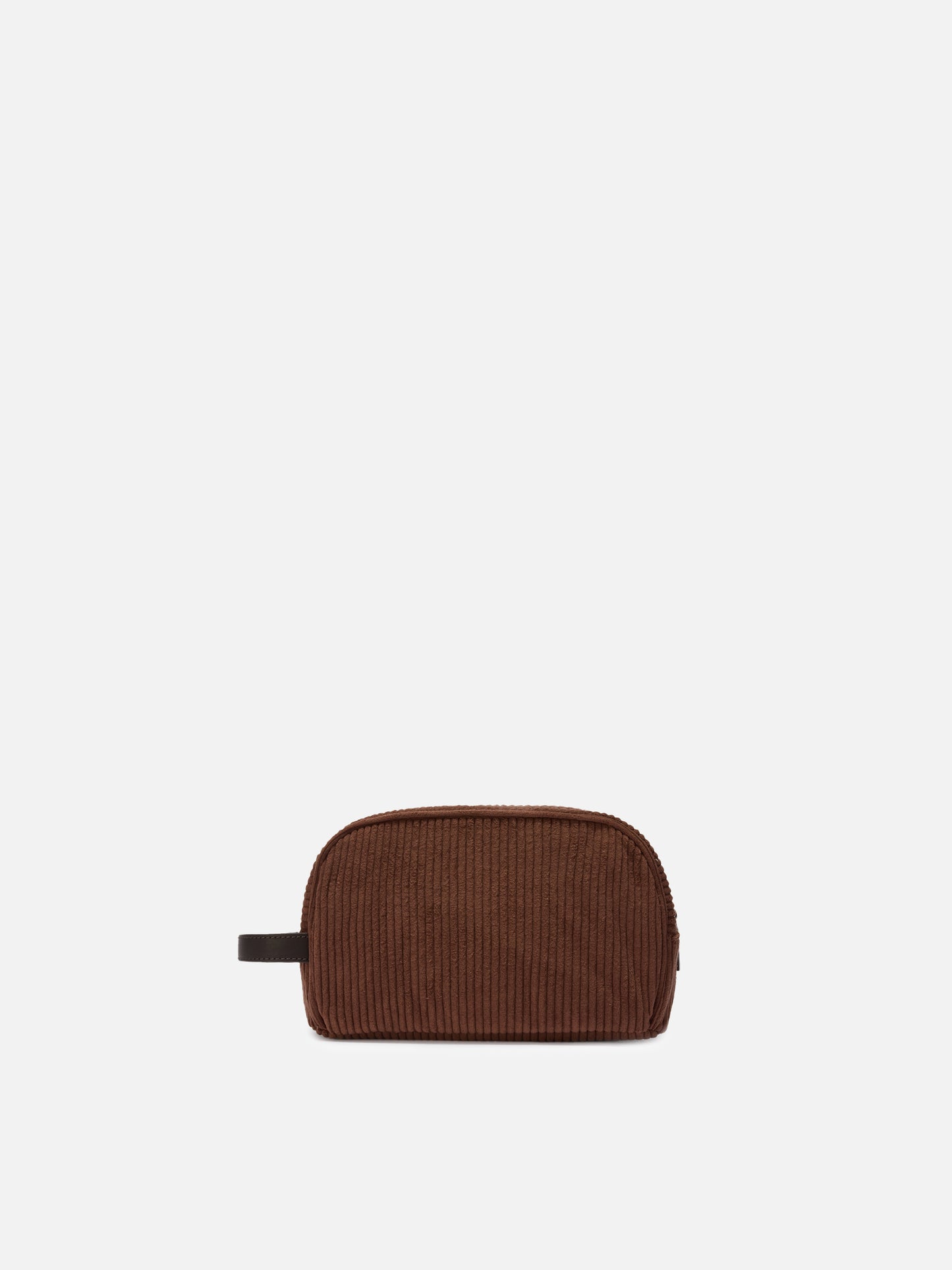 Westwood Vanity Case in brown corduroy