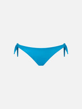 Woman turquoise classic swim briefs Yali