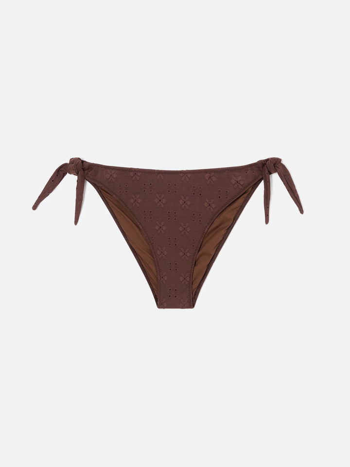 Leda Yali brown sangallo bikini