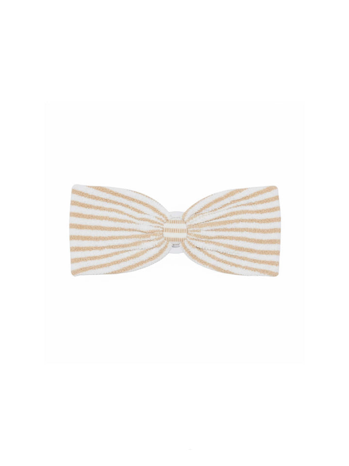 Yulia Crinkle-Bandeau-Top mit Streifendruck