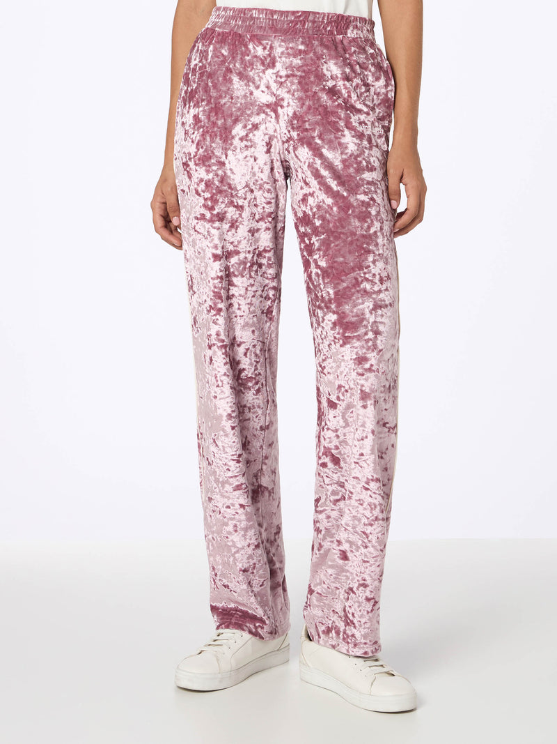 Woman pink chenille jogger pants Yvonne