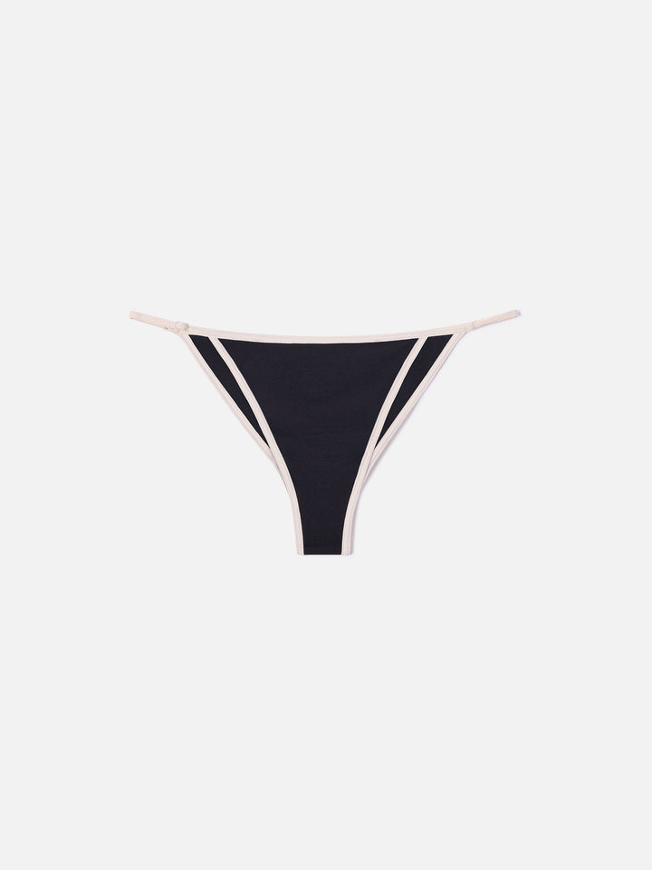 Paloma Zephire String black bikini with contrast trims