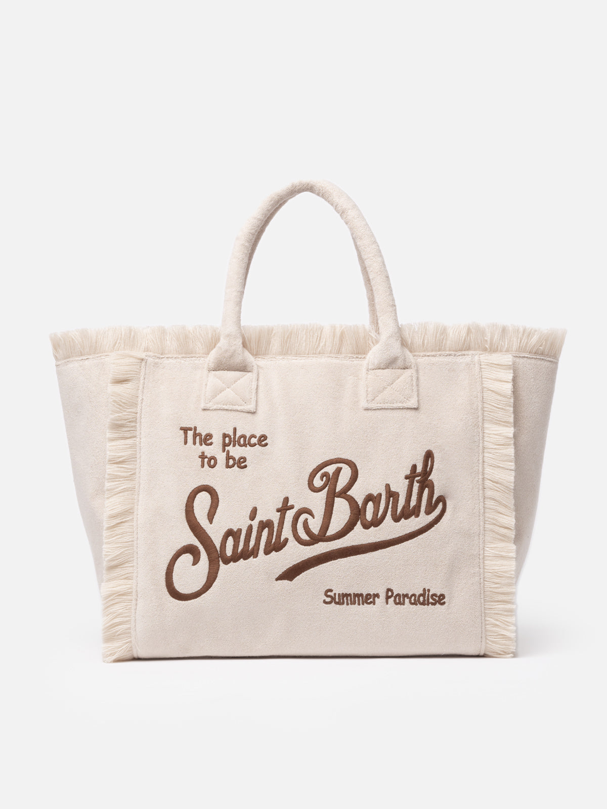 Borsa tote Vanity Sponge in spugna beige