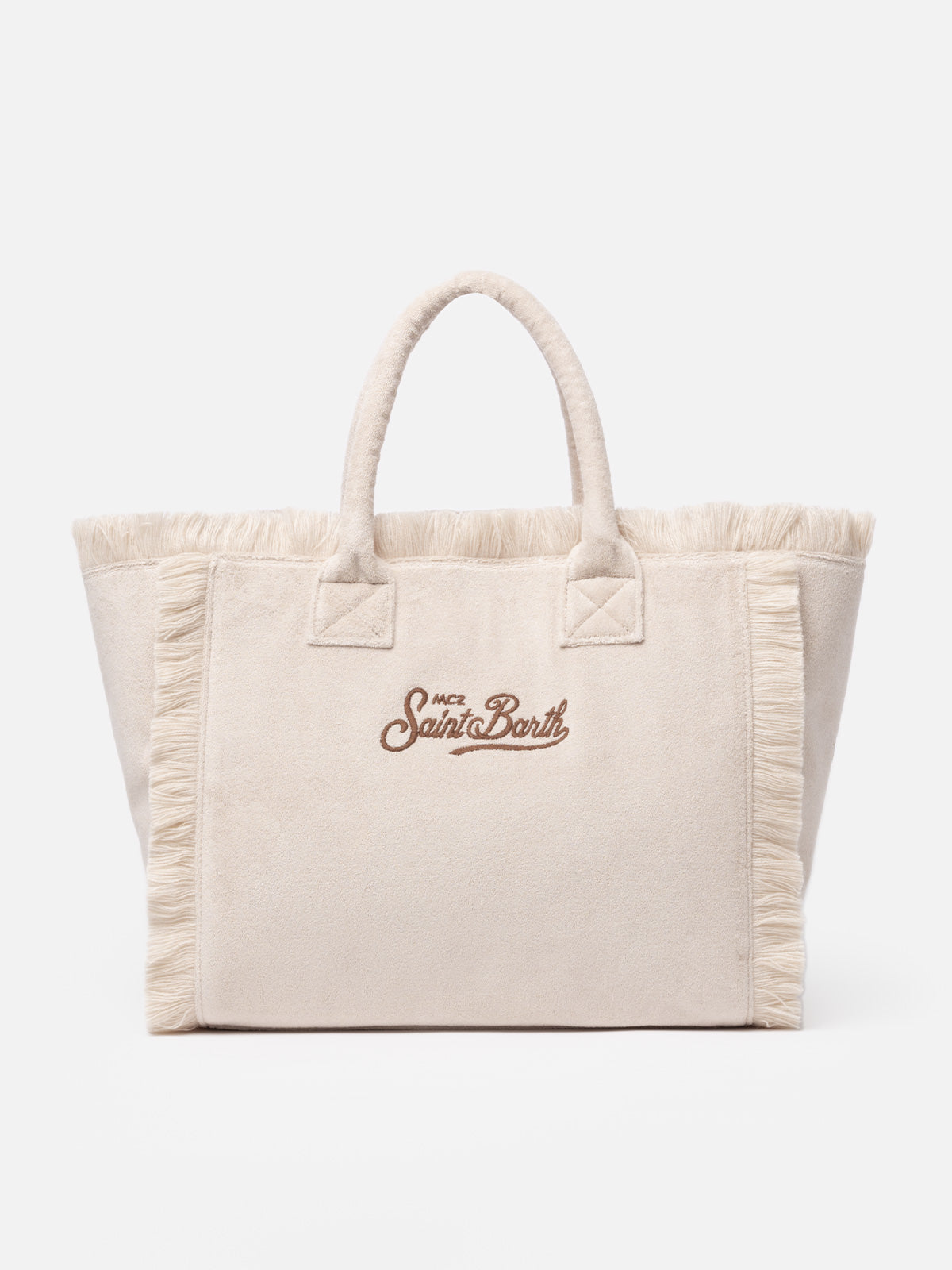 Borsa tote Vanity Sponge in spugna beige