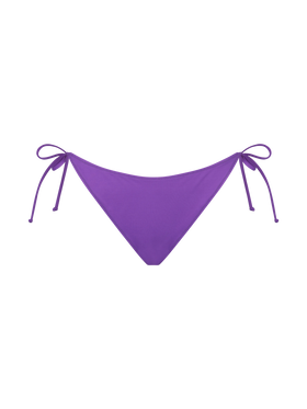 Woman purple swim briefs