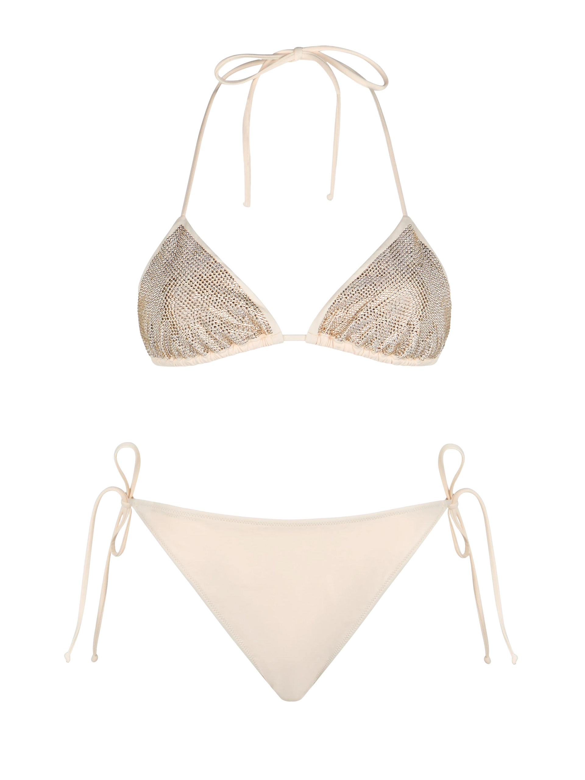 ワンピース水着 MC2 SAINT BARTH Athena bikini top with rhinestones Grigio Athena bikini top with rhinestones MC2 SAINT BARTH - Nugnes1920