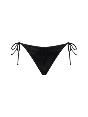 Woman swim briefs with black rhinestones