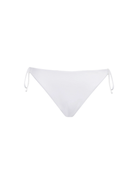 White ribbed swim briefs
