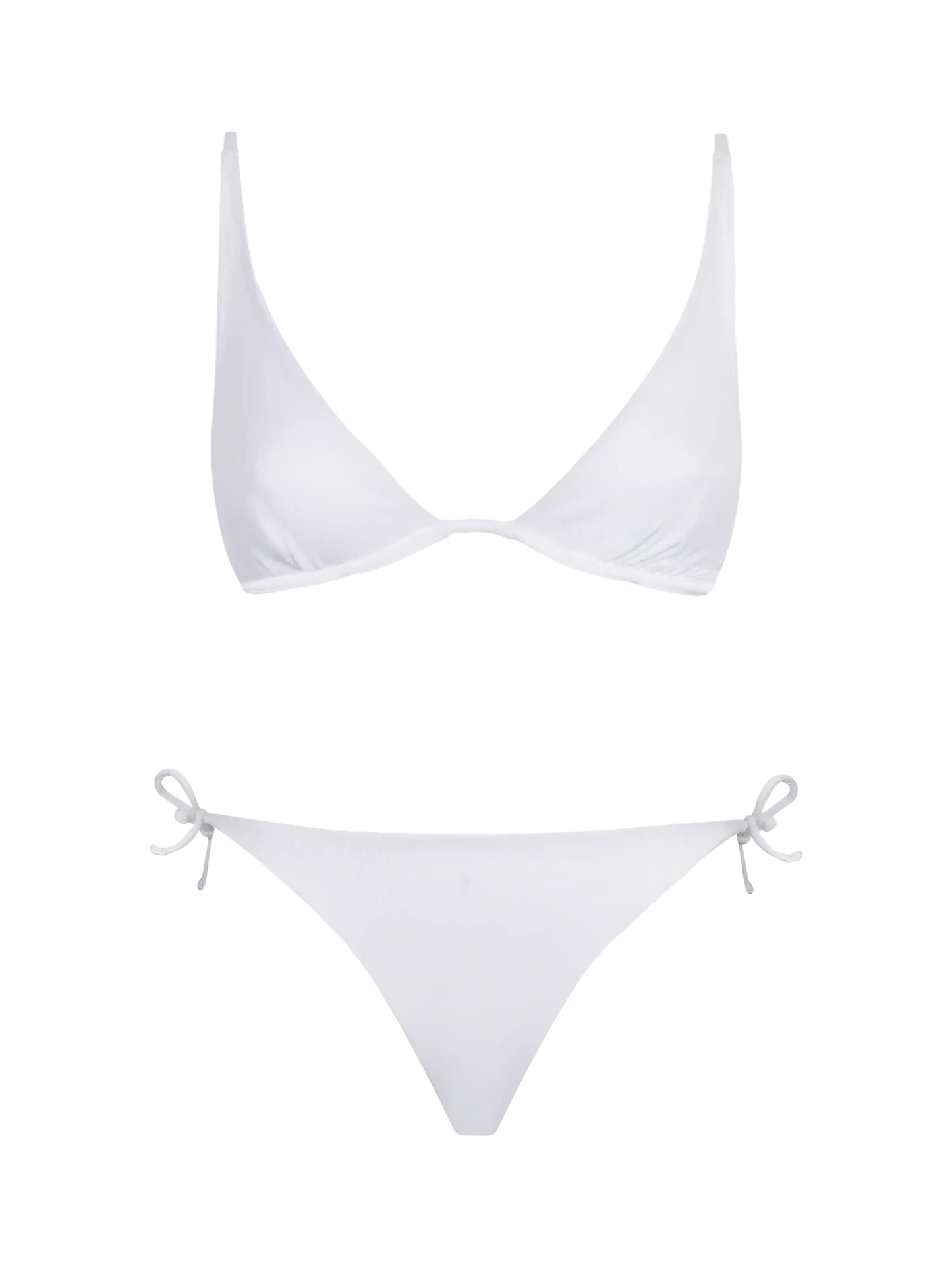 Bikini da donna con top a V e ferretto