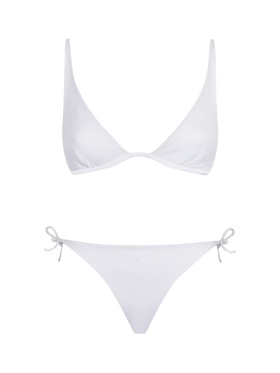Bikini da donna con top a V e ferretto