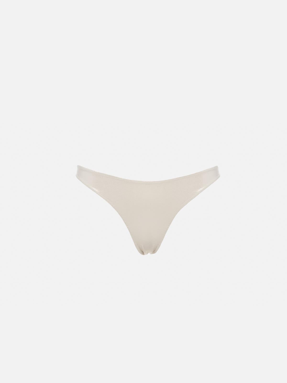 Woman lamina gold cheeky swim briefs Naomi - MC2 Saint Barth