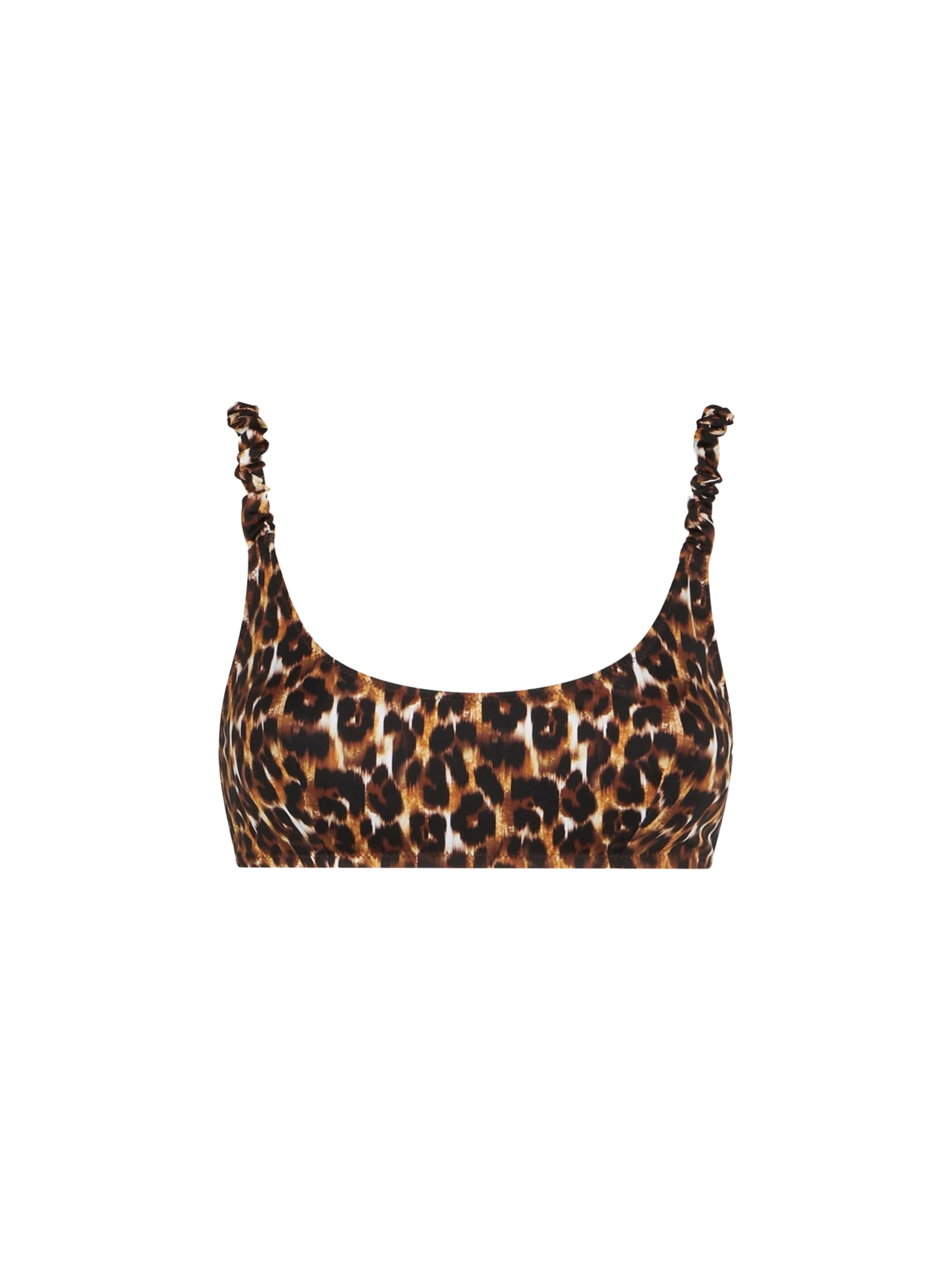 Bralette-Badeanzug für Damen mit Leopardenmuster