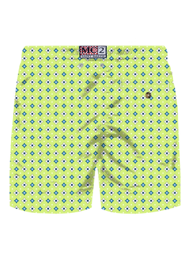 Comfort Light stretch swim shorts with tie print - MC2 Saint Barth